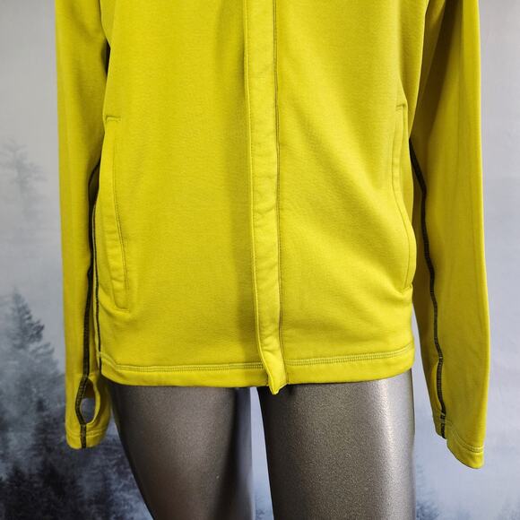 REI Yellow Long Sleeve Mock Neck Running Jacket | Women's Small - Picture 3 of 15